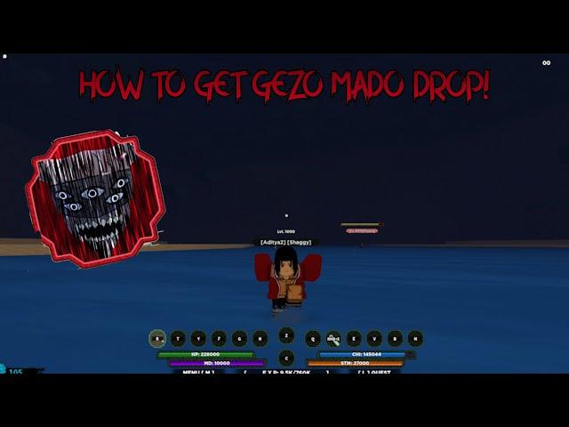 How To Get Gezo Mado Drop! | Shindo Life Roblox