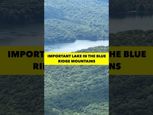 Important Lake inside the Blue Ridge Mountains #lake