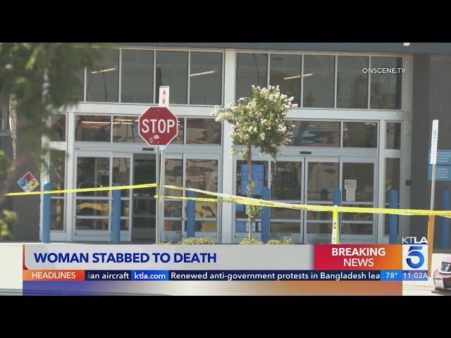 Woman fatally stabbed at Southern California Walmart 