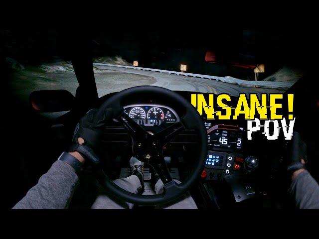 Epic REALISTIC Touge Night Drift | Can Assetto Corsa EVO Top This?