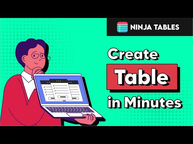 How to Create Incredible WordPress Tables with Ninja Tables in Just MINUTES!