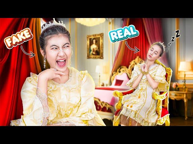 Fake Princess Vs Real Princess In Royal Family | Rick Vs Poor Princess