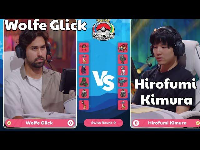 Wolfe Glick vs Hirofumi Kimura - 2024 Pokemon World Championship Day 2 Swiss Round 9 commentary