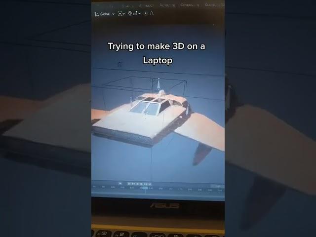 Using Blender on a Laptop be like..