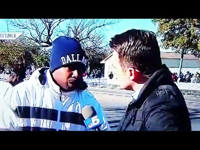 Man's Awkward Interview During Martin Luther King Parade