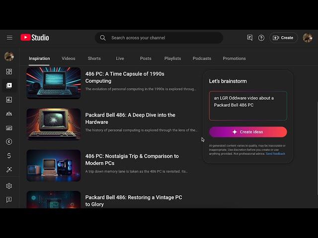 YouTube's weird generative content AI features