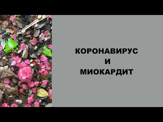 Миокардит. Осложнение коронавируса на сердце