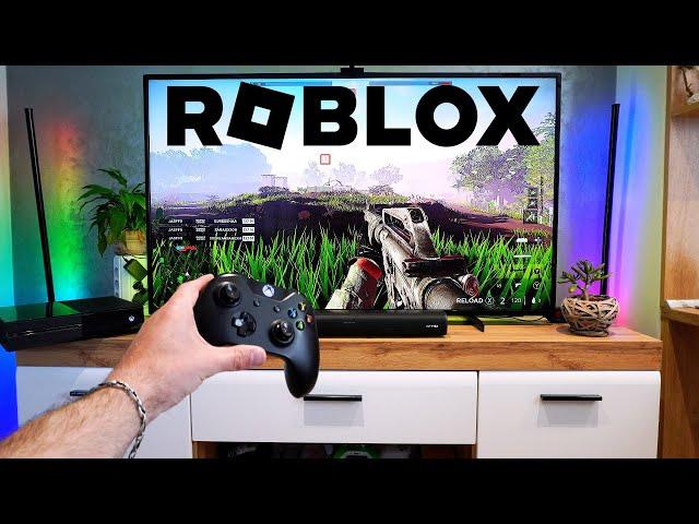 ROBLOX (FPS Games) Xbox One Fat | POV Gameplay Test, Impression, Graphics |