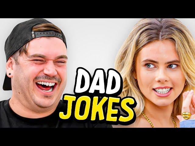 Dad Jokes | Don't laugh Challenge | Matt vs Peyton | Raise Your Spirits