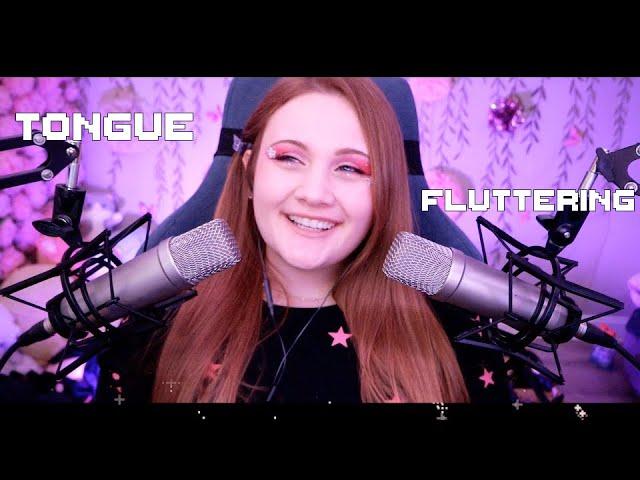 ASMR Tongue Fluttering (binaural)