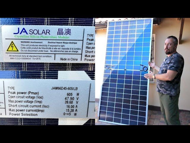 Купил ДВУСТОРОННИЕ солнечные панели JA SOLAR