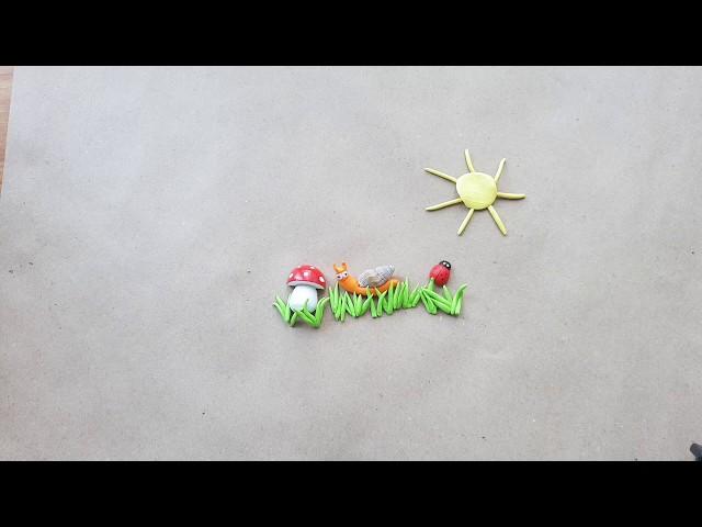 Улитка из полимерной глины Fimo Kids