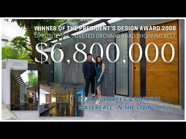 Inside this $6,800,000 landed home in Orchard that crowned the President’s Design Award in Singapore