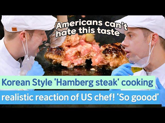 The American chef tried Korean style short rib patties for the first time | Korean Food Tray