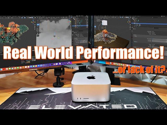 Blender 3.1 on the "Cheapest" Mac Studio. Blown Away?