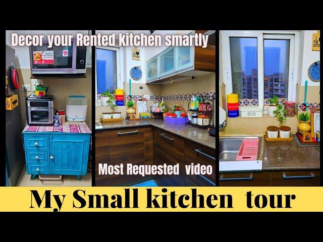 My NOT SO fancy kitchen ll Kitchen tour ll Small kitchen tour ll kitchen  organization  ideas