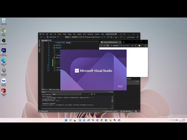 Visual Studio 2022 | Getting Started Web Design |  HTML & CSS