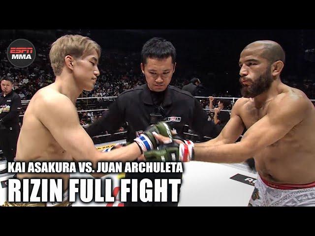 Kai Asakura vs. Juan Archuleta FULL FIGHT [Rizin 45 – Dec. 31, 2023] | ESPN MMA