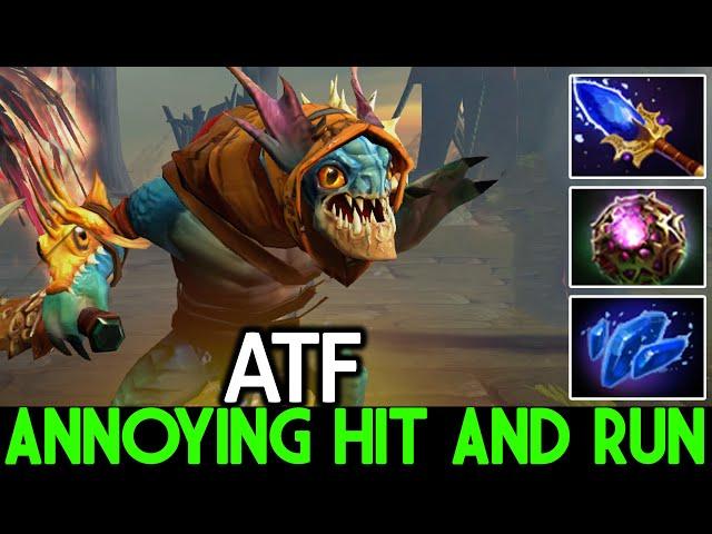 ATF [Slark] Annoying Scepter Build Epic Hit And Run Dota 2