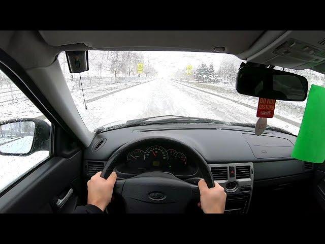 2011 LADA PRIORA 1.6L (98) POV TEST DRIVE