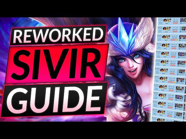 NEW SIVIR GUIDE: REWORKED Abilities, Combos, Mechanics, Tricks and Builds - LoL ADC Tips