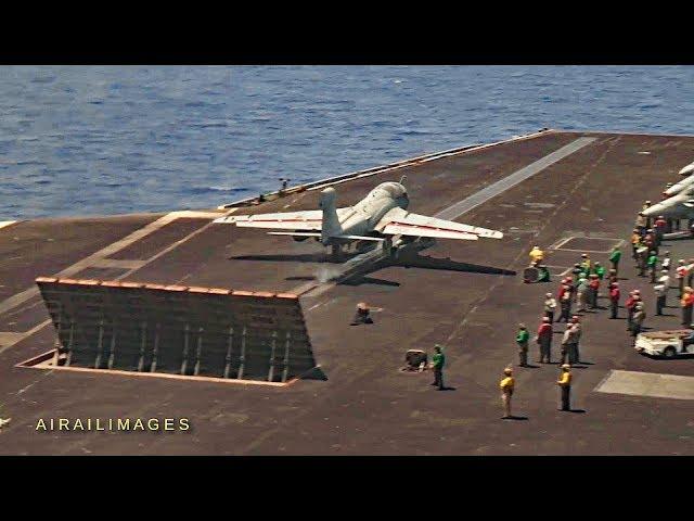 USS Nimitz Bustling Flight Ops from 2013