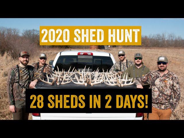 28 FRESH SHEDS in 2 Days! | ADVANTAGE WHITETAIL | Illinois Shed Rally 2020