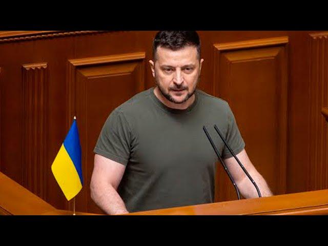 Zelensky. The Verkhovna Rada. Day of Ukrainian Statehood (2022) News of Ukraine