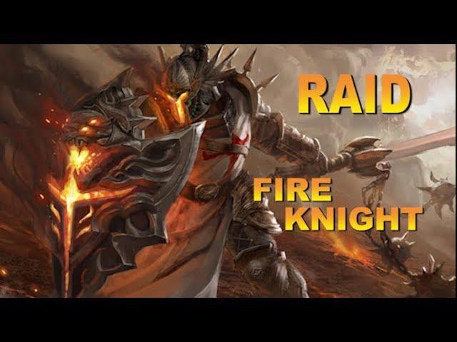 RAID: shadow legends "Лавовый Рыцарь 15LVL" (Fire knight) [Гайд по прохождению]