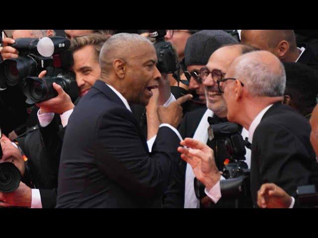 Denzel Washington Scolds Red Carpet Photographer
