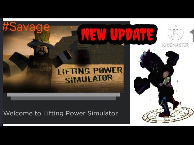 Lifting power simulator NEW UPDATE, MAXED Player *WITHOUT ROBUX* !