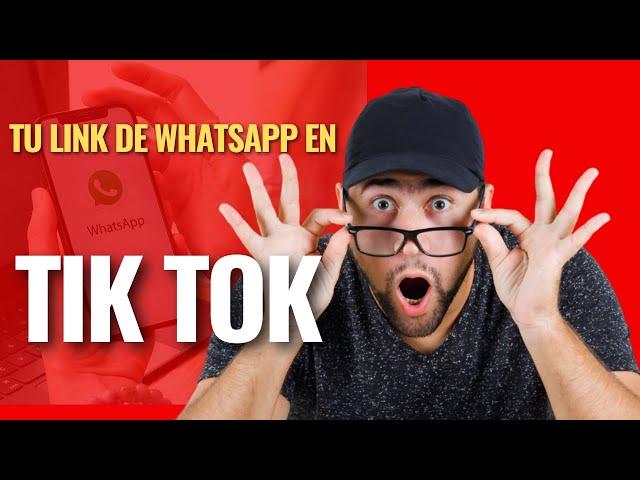  Como colocar tu LINK de WHATSAPP en TIK TOK sin tener los 1000 seguidores