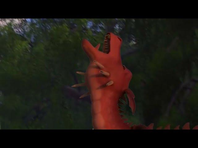 Dragon Eats Donkey (Shrek) [Vore Edit]