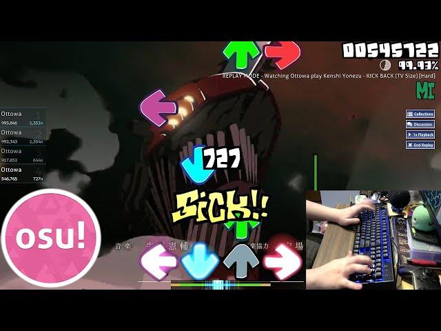 (o!m) KICK BACK (Chainsaw Man OP) FC Liveplay