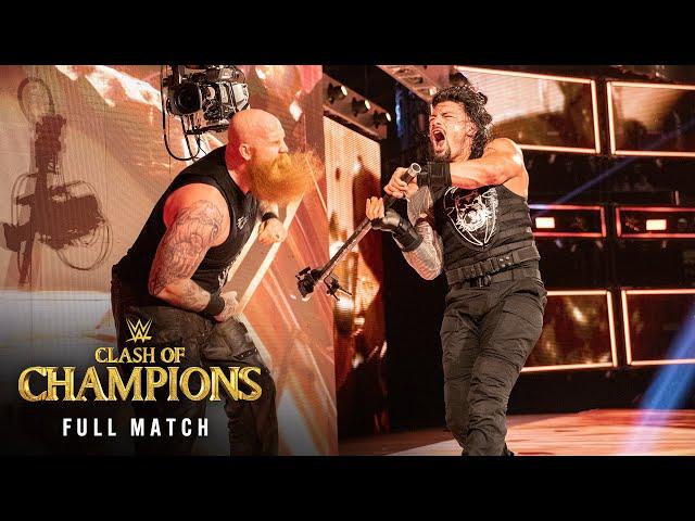 FULL MATCH: Roman Reigns vs. Erick Rowan — No Disqualification Match: WWE Clash of Champions 2019