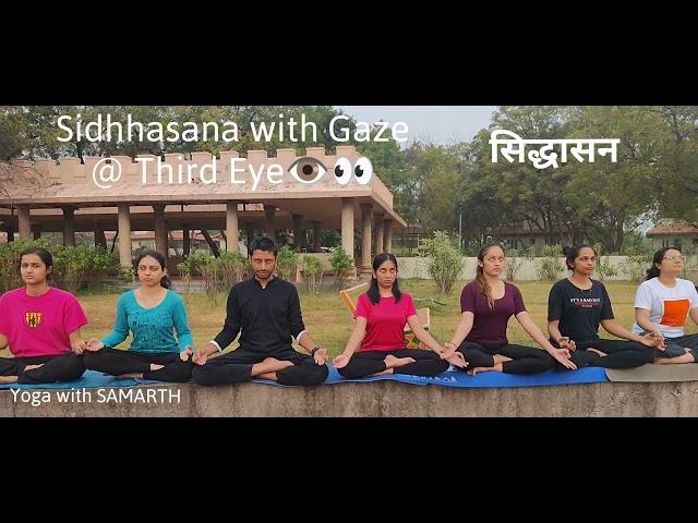 Sidhhasana Third Eye meditation Tutorial at Exhale Yoga School