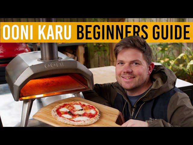 OONI KARU - BEGINNERS GUIDE | Cooking your first pizza in ooni