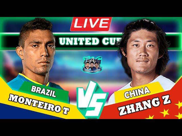 LIVE: Zhang Z vs Monteiro T • United Cup  #unitedcup #tennis #wta #atp