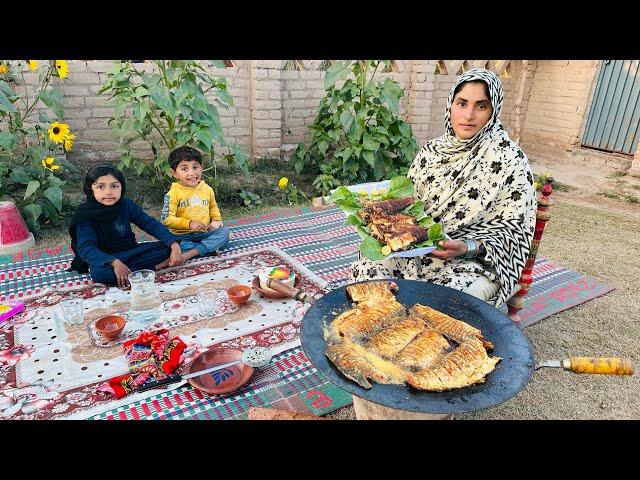 Mud House Cooking, Tawa Fish Fry  I Happy Joint Family