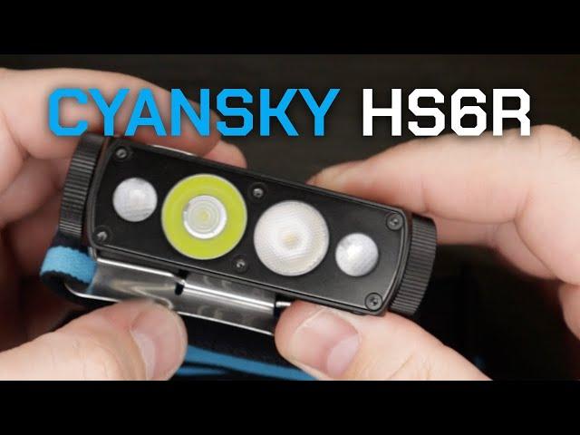 ОБЗОР НАЛОБНОГО ФОНАРЯ - CYANSKY HS6R