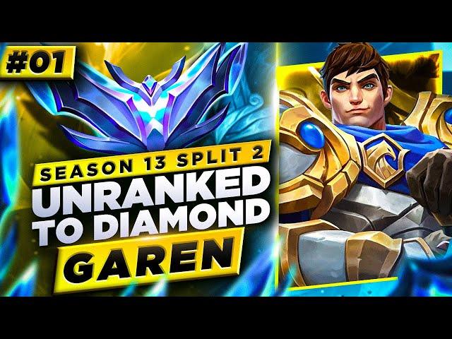 Unranked to Master Garen - Season 13 Garen Gameplay Guide + Builds - Best Garen Builds - Garen Runes