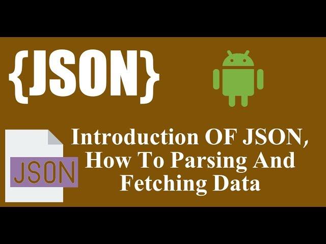 Json Data Fetching And Parsing From URL Android Studio