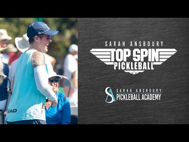 Top Spin Pickleball - Intro with Sarah Ansboury