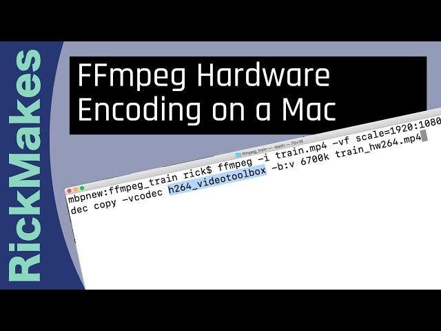 FFmpeg Hardware Encoding on a Mac