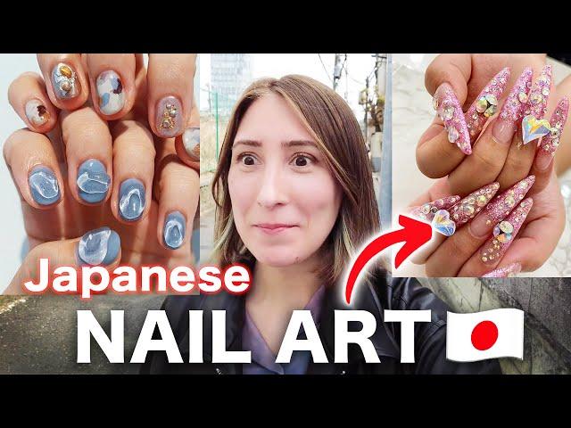 Japanese NAIL ART IS AMAZING! Trying out Manicure in Tokyo