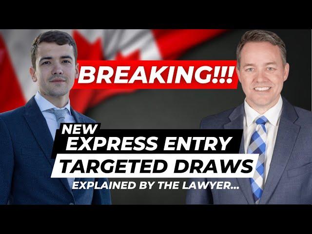 BREAKING: Express Entry Category Based Draws (2023)