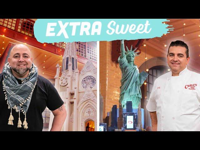 Buddy and Duff Create "The Big Apple" Themed Cakes: Extra Sweet | Buddy vs. Duff | Food Network