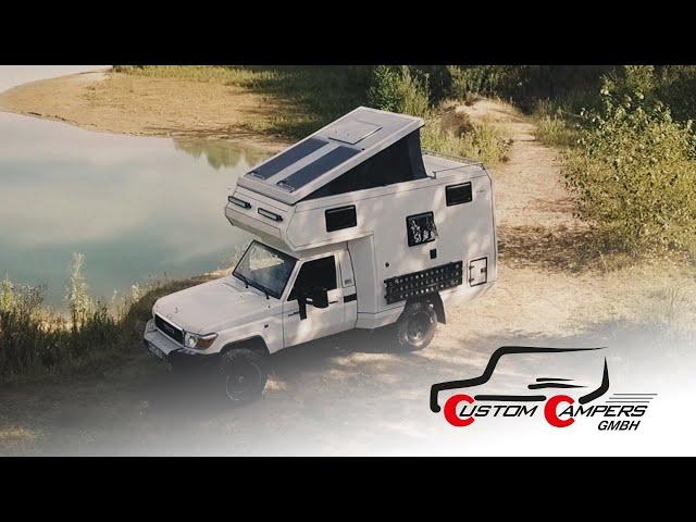 Custom Campers Toyota Land Cruiser GRJ 79 Alkoven Konzept Super Light Weight