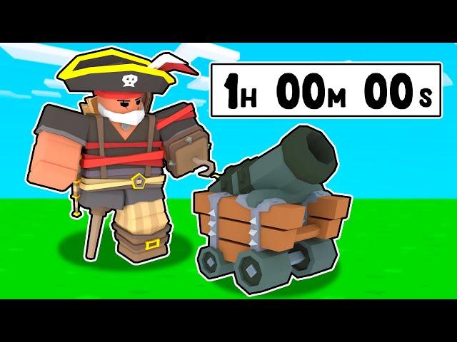 Can I learn PIRATE DAVEY in 1 Hour? (Roblox Bedwars)