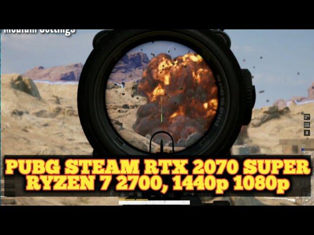 PUBG 2021: RTX 2070 Super, Ryzen 7 2700 Season 10 1440p 1080p All Settings FPS Benchmark Video